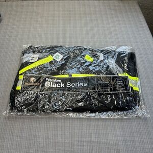 New Kishigo High Visibility Safety Jacket 2X Premium Black Series B300 Outerwear